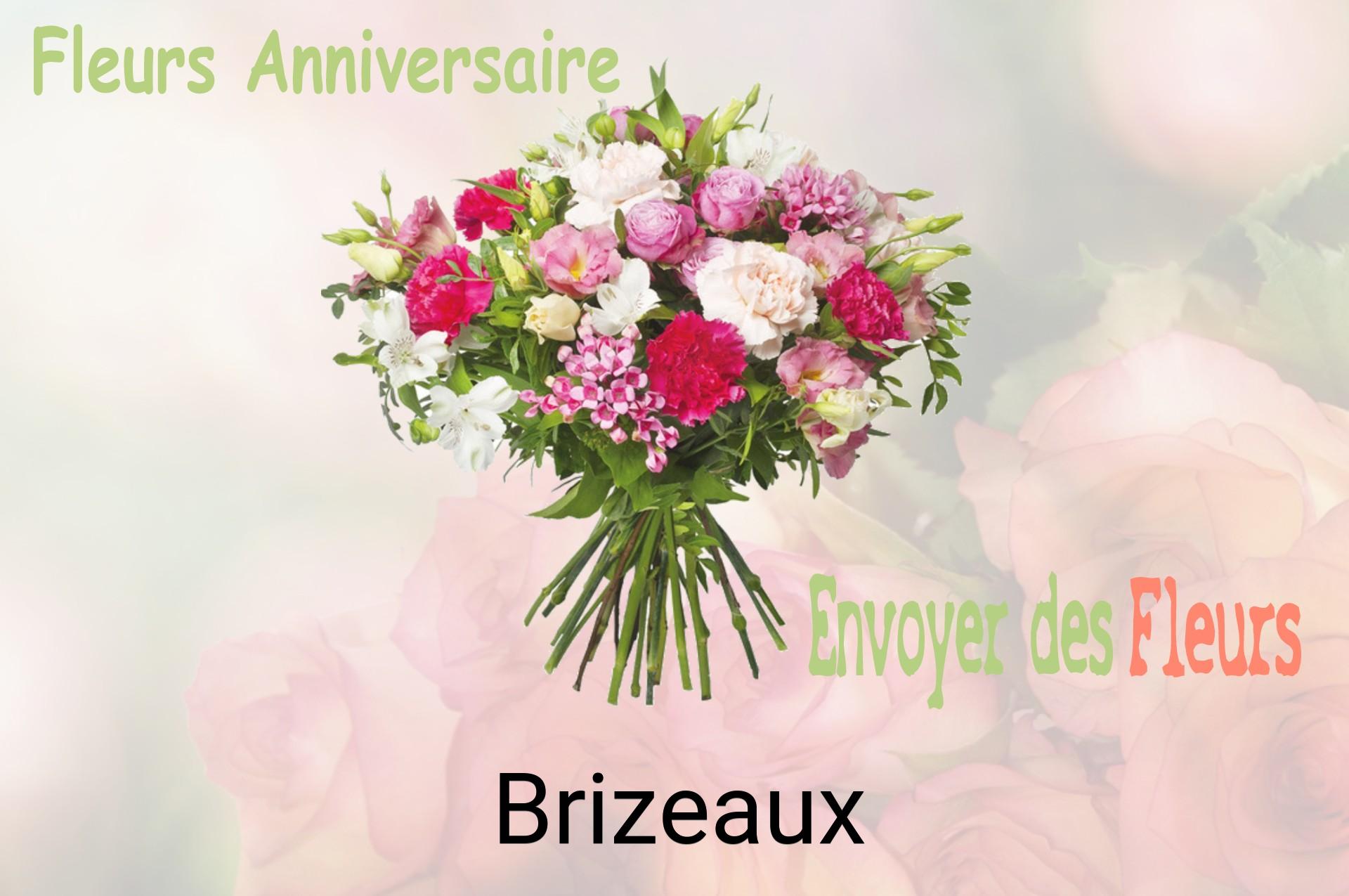 Bouquet de fleurs d’anniversaire livré à Brizeaux